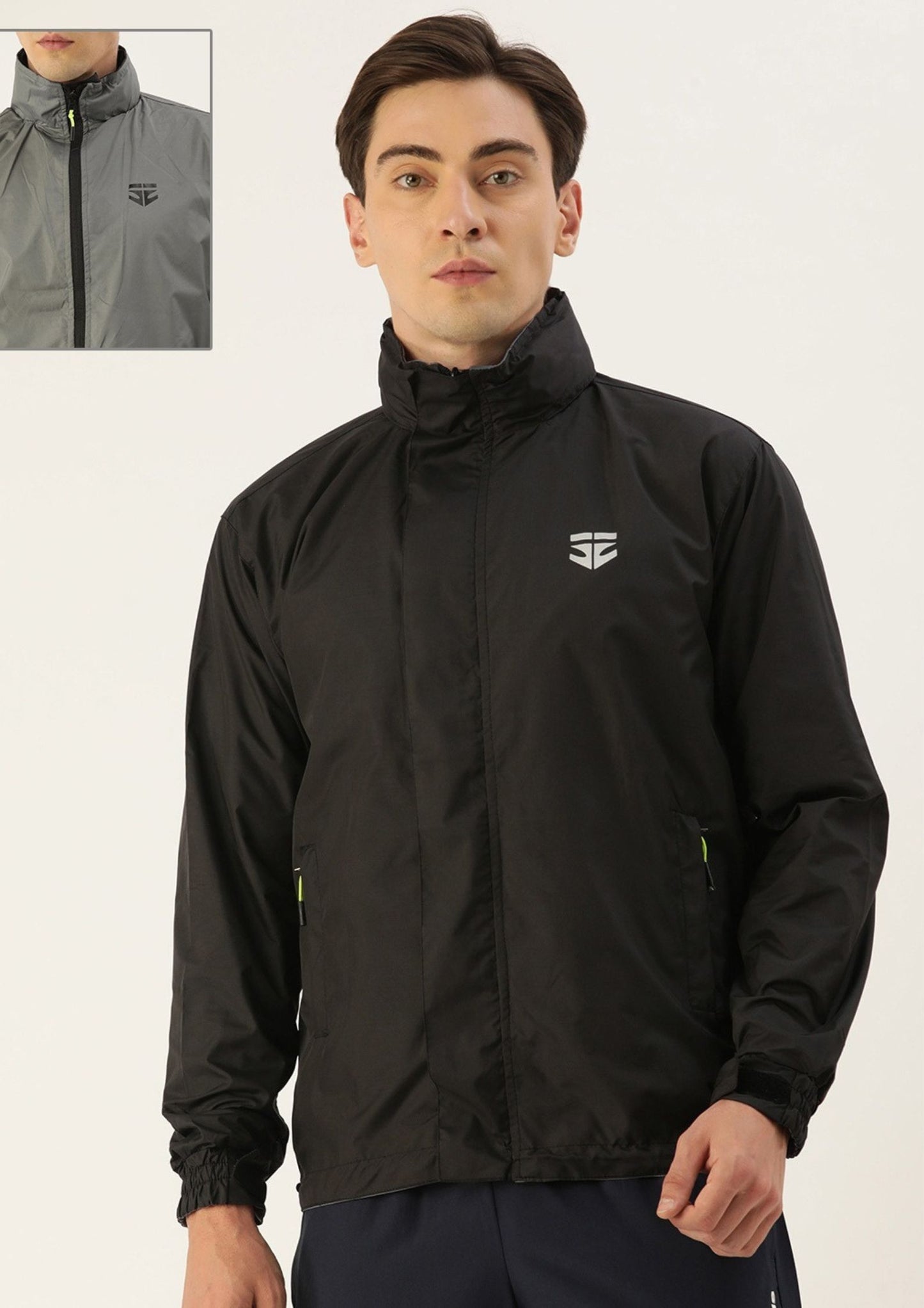 Sports 52 Wear Reversible Men Rain Jacket