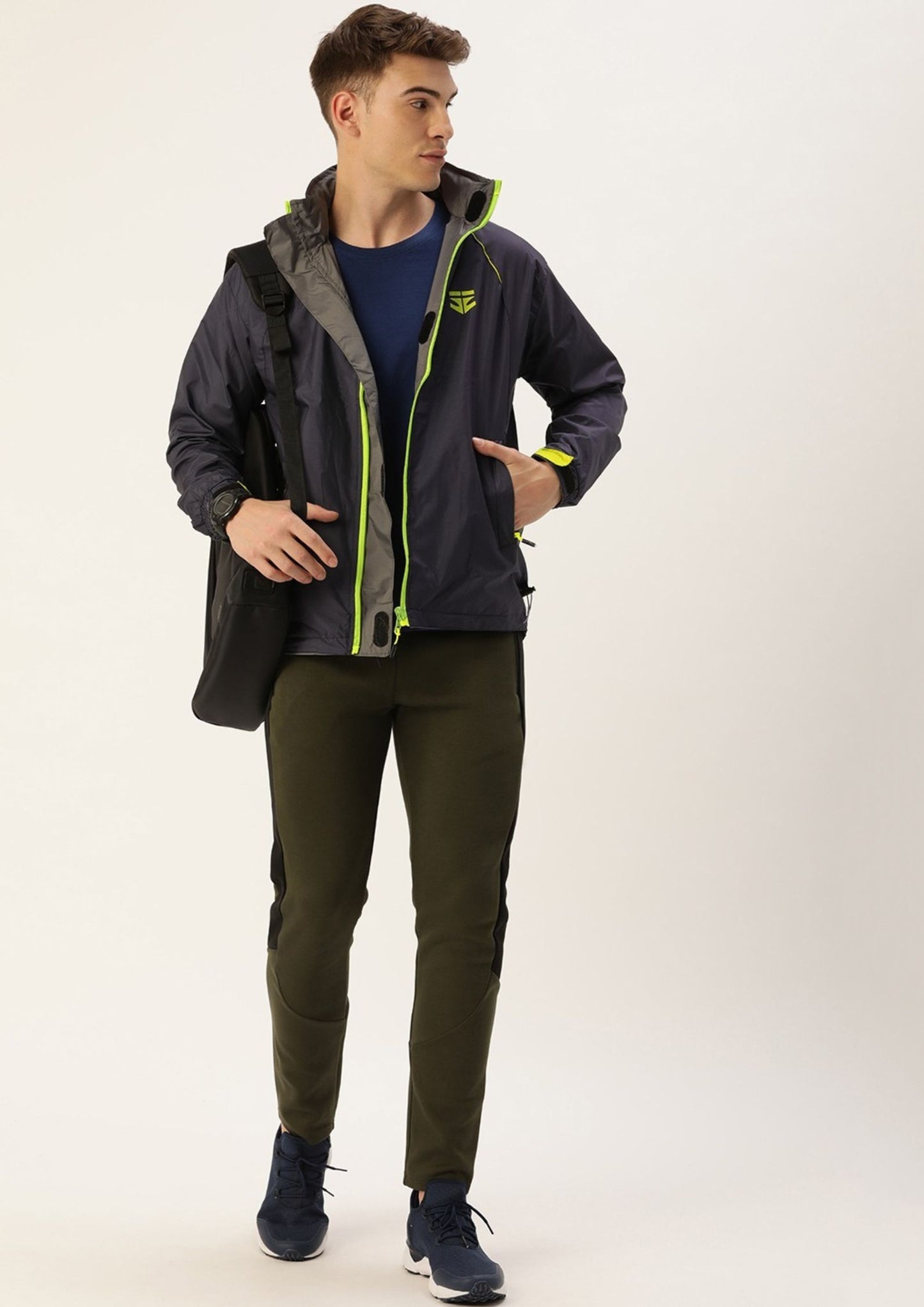 Sports 52 Wear Reversible Men Rain Jacket