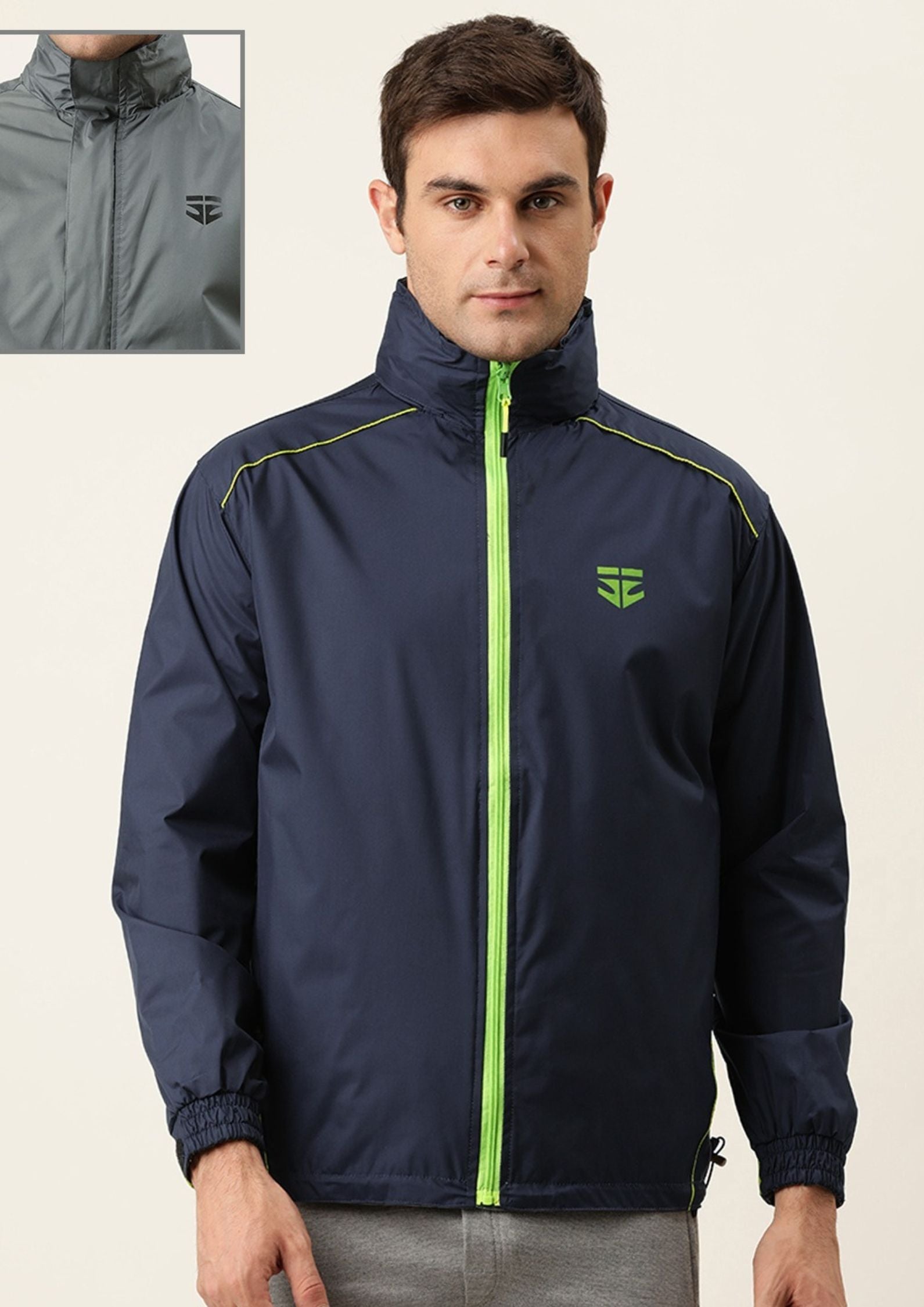 Sports 52 Wear Reversible Men Rain Jacket