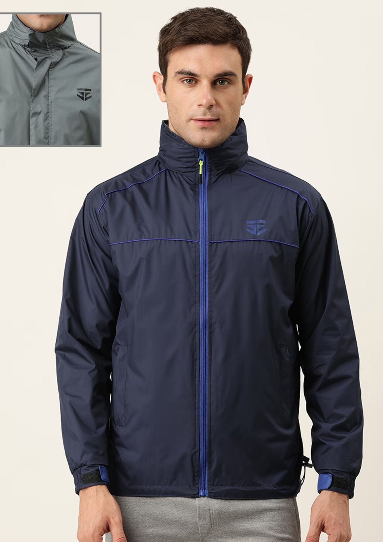 Sports 52 Wear Reversible Men Rain Jacket