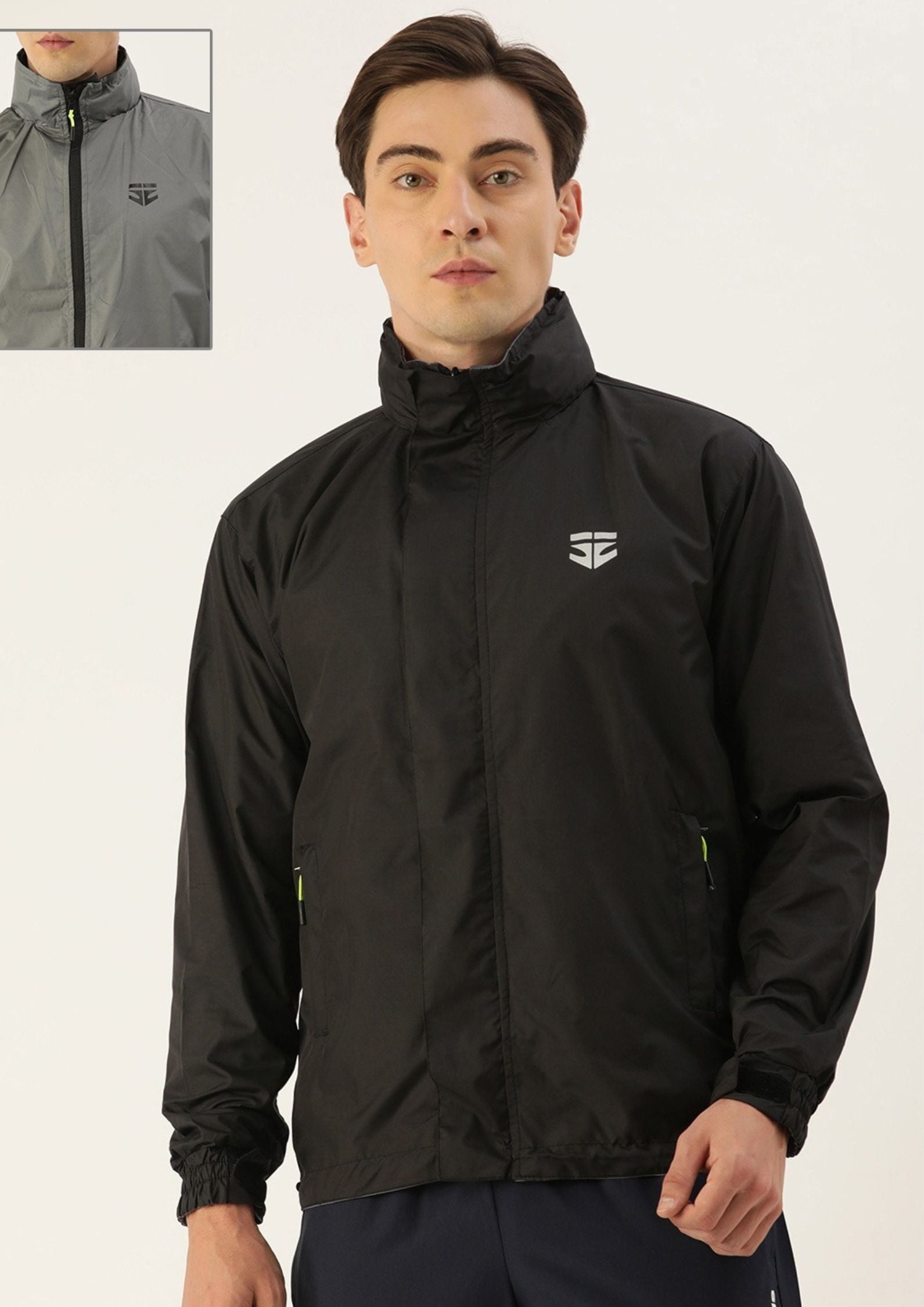 Sports 52 Wear Reversible Men Rain Jacket
